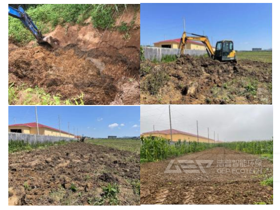 某地區(qū)秸稈有機(jī)肥還田現(xiàn)場(chǎng)